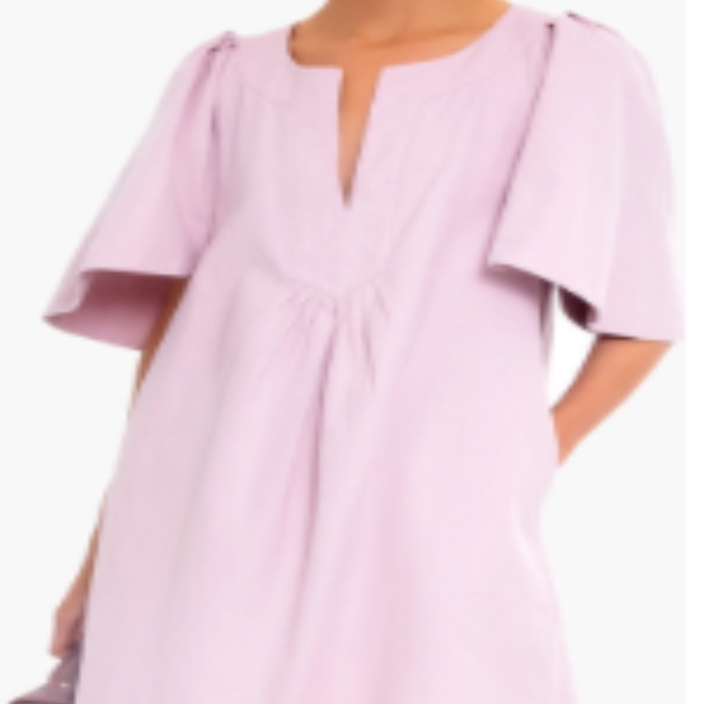 Tuckernuck Pomander Place Lilac Finley Flutter Sleeve Dress